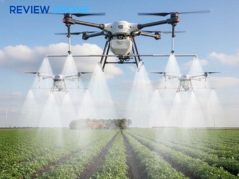 Ứng dụng máy bay nông nghiệp trong gieo hạt đậu xanh đồng loạt Ứng dụng máy bay nông nghiệp trong gieo hạt đậu xanh đồng loạt