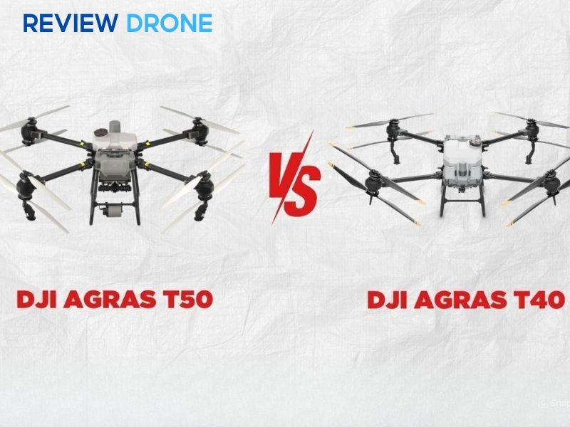 So sánh nhanh chi phí DJI T50 và DJI T40 trong bài toán đầu tư