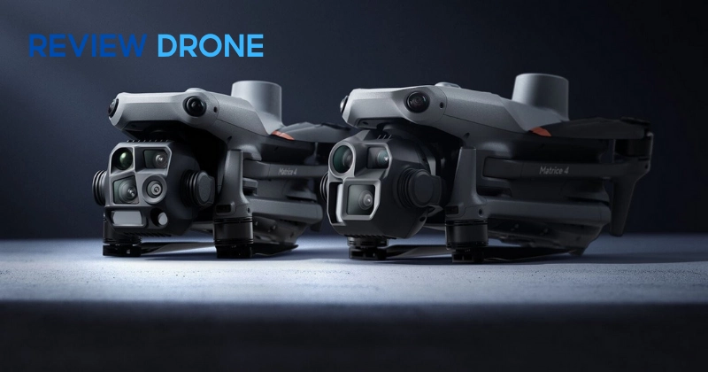 DJI Matrice 4E có thiết kế và bộ bền bỉ cao 