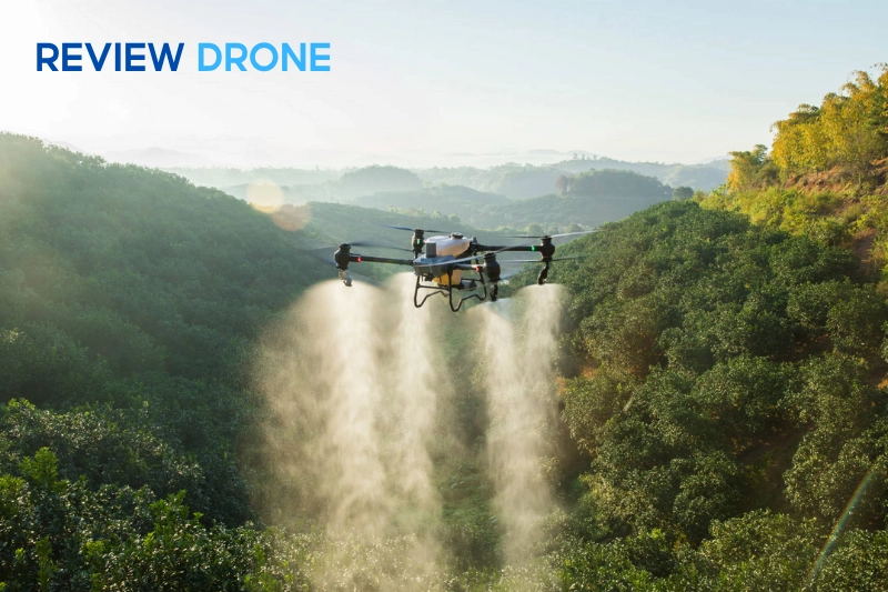 Ứng dụng máy bay nông nghiệp DJI để phun thuốc bảo vệ thực vật