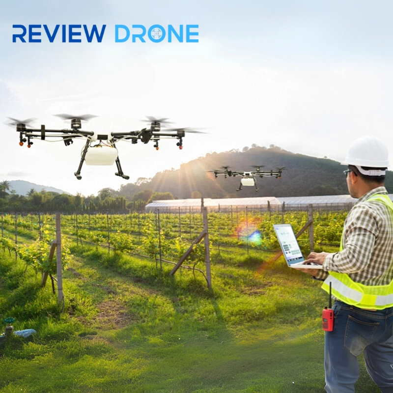 Máy bay nông nghiệp phun thuốc đồng đều giúp cây trồng hấp thụ tốt hơn