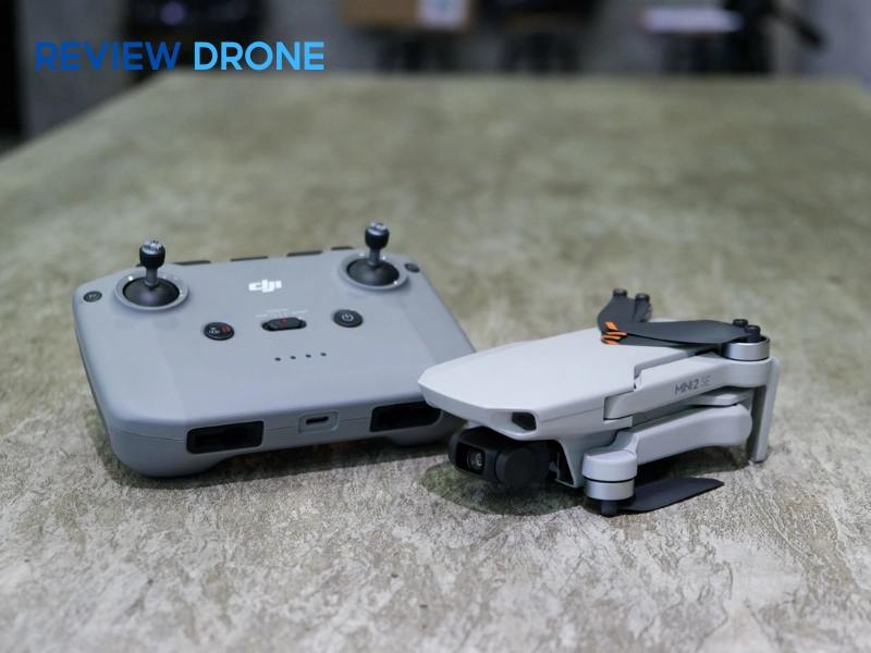 DJI Mini 2 SE gây ấn tượng mạnh mẽ với thiết kế nhỏ gọn